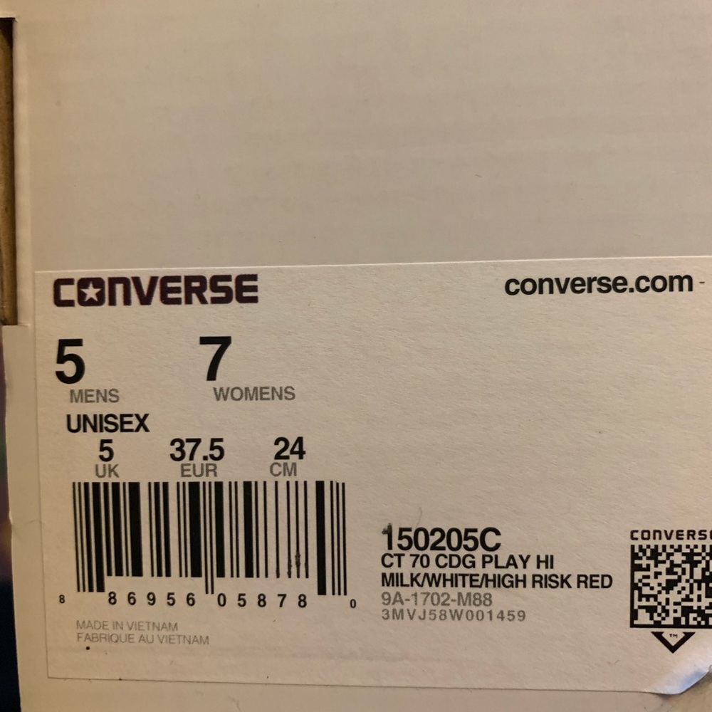 Converse Comme des Garçons